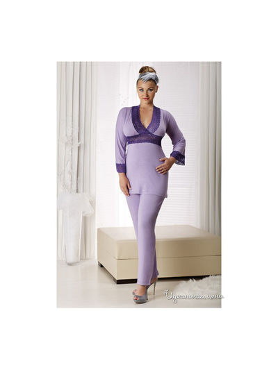 Пижама Andalea, цвет фиолетовый