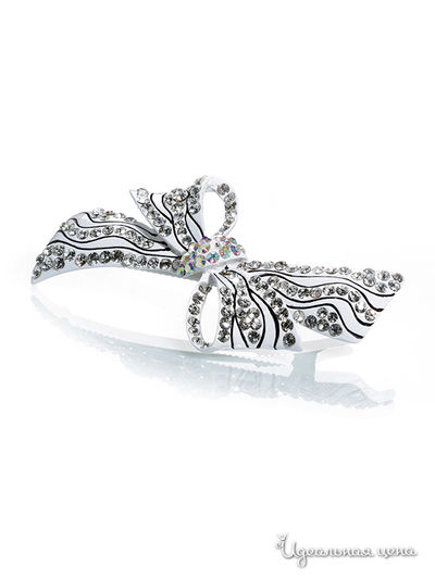 Заколка Perlitta, цвет черный,  белый