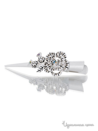 Заколка Perlitta, цвет черный,  белый