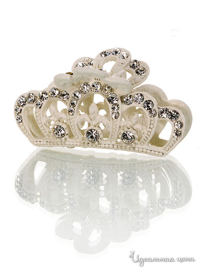 Заколка-крабик Arina, цвет молочный