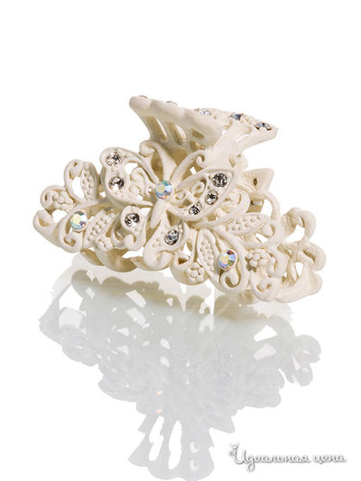 Заколка-крабик Arina, цвет молочный