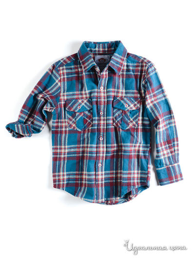 Рубашка Appaman, цвет синий, красный