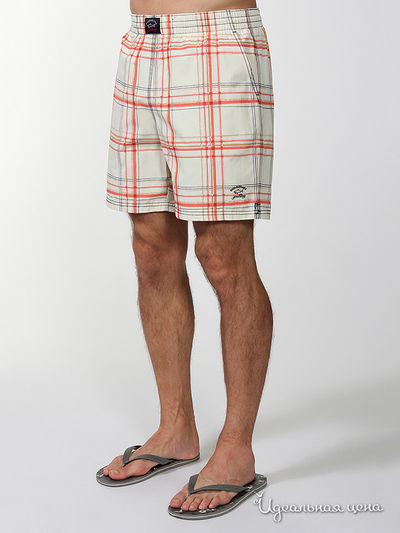 Шорты Paul & Shark, цвет молочный, оранжевый