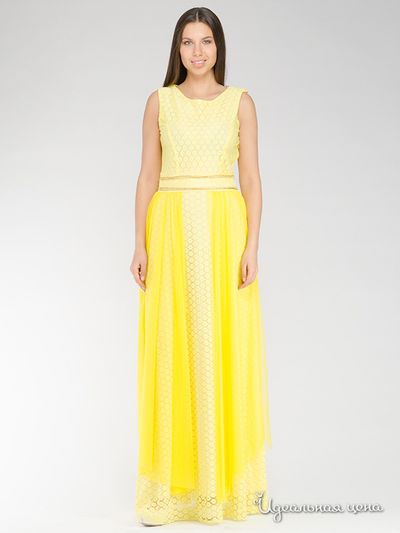 Платье Model Time, цвет лимонный