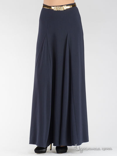 Юбка с ремнем Polin, цвет синий