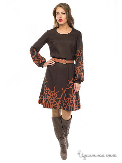 Платье Sarafan, цвет коричневый