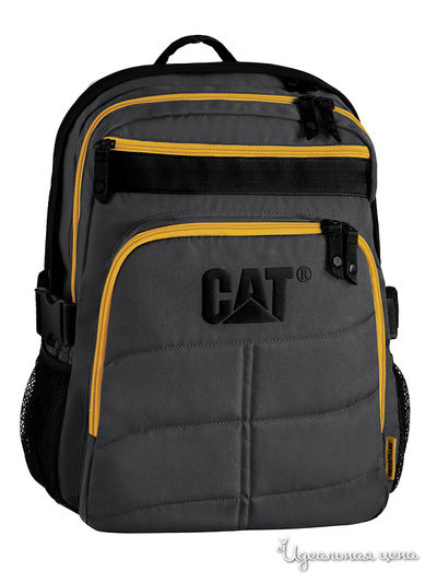 Рюкзак CAT, цвет черный, серый, желтый