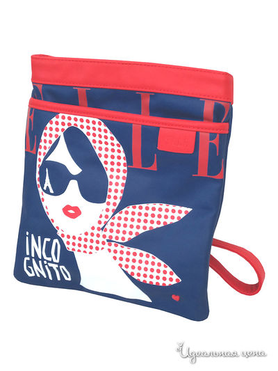 Сумка Elle, цвет синий, красный