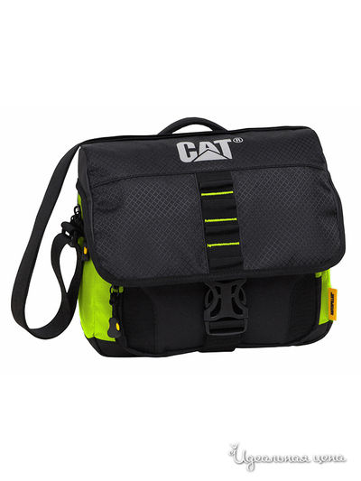 Сумка CAT, цвет черный, желтый