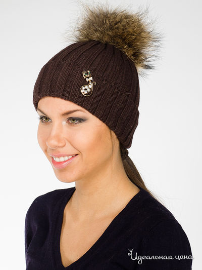 Шапка Briollini, цвет коричневый