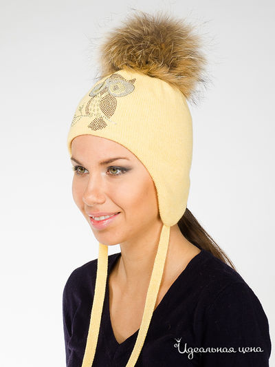 Шапка Briollini, цвет желтый