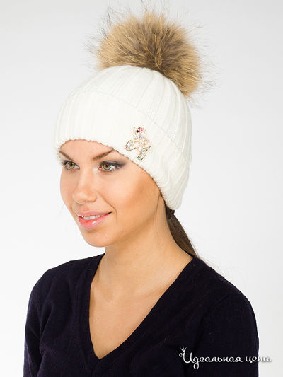 Шапка Briollini, цвет молочный