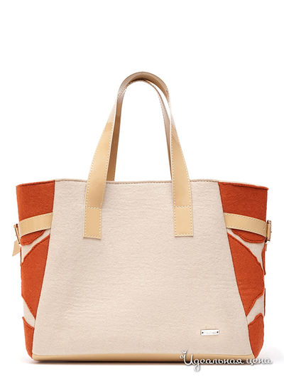 Сумка Feltimo, цвет молочный, терракотовый