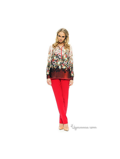 Блуза E. Levy, цвет мультиколор