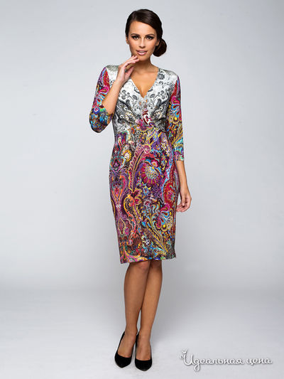 Платье E. Levy, цвет мультиколор