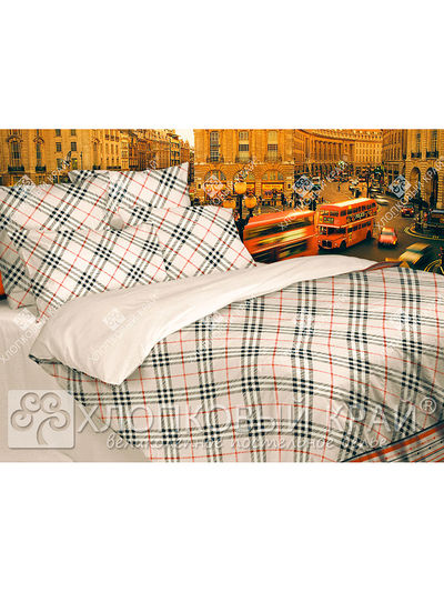 Комплект постельного белья 1,5 спальный Хлопковый Край, цвет бежевый