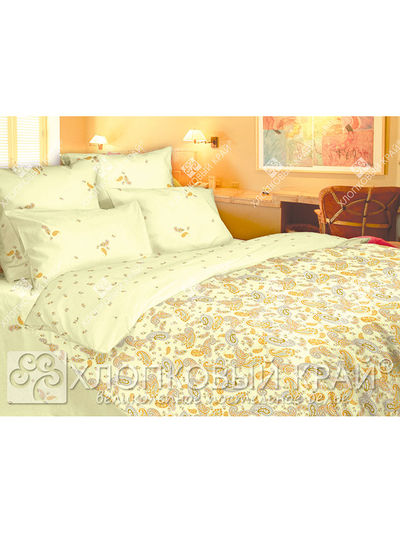 Комплект постельного белья 1,5 спальный Хлопковый Край, цвет желтый