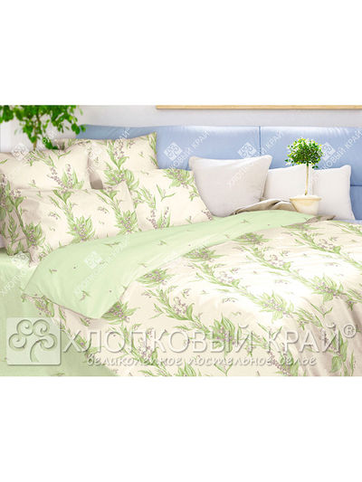Комплект постельного белья двуспальный Хлопковый Край, цвет белый