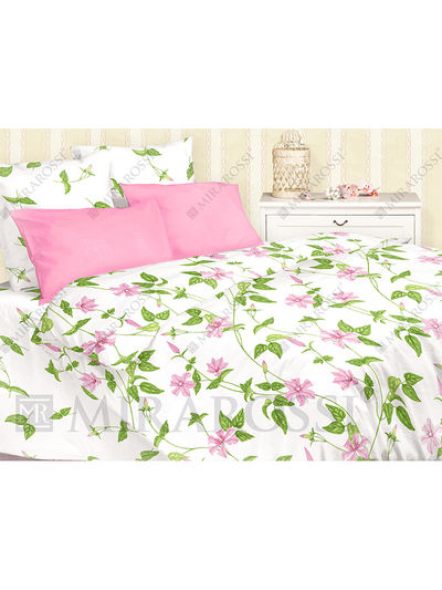 Комплект постельного белья семейный, европростынь Mirarossi, цвет мультицвет