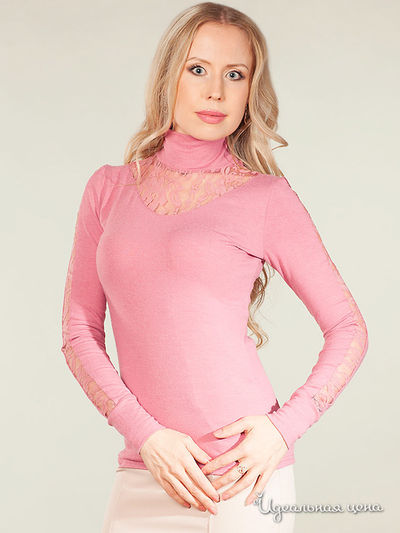 Водолазка Лала Стайл, цвет светло-розовый