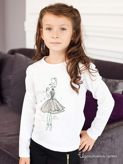 Лонгслив Viaggio Bambini, цвет белый