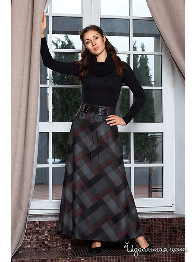 Юбка Magic Style, цвет серый, чёрный