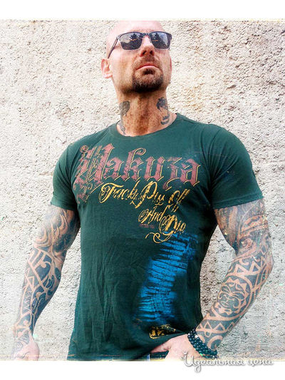 Футболка Yakuza, цвет зеленый