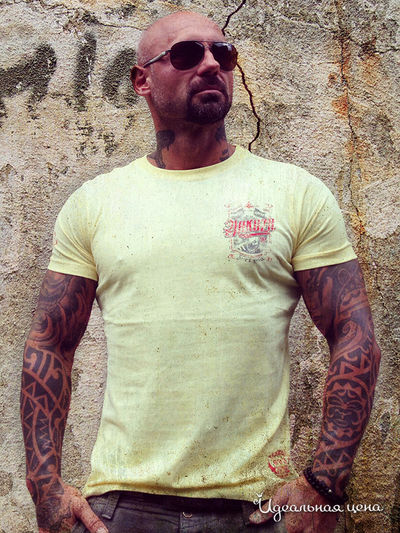 Футболка Yakuza, цвет желтый