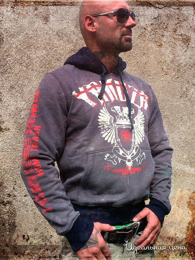 Толстовка Yakuza, цвет серый