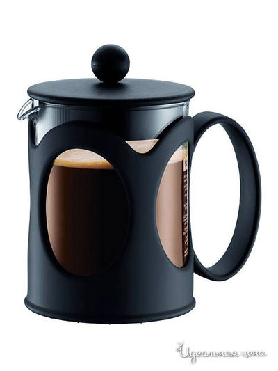 Френч-пресс, 0,5 л Bodum, цвет черный