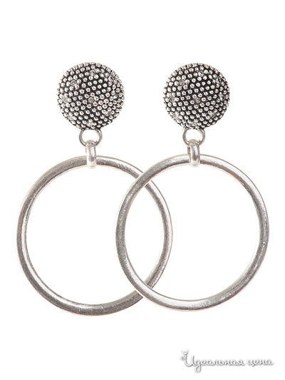 Серьги Arts & Crafts, цвет серебряный