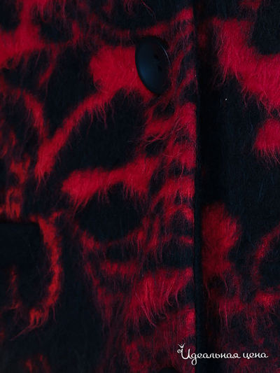 Пальто Rinascimento, цвет черный, красный