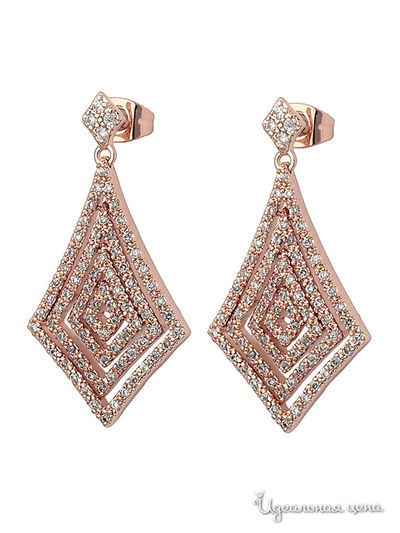 Серьги Ice & High, цвет золотой