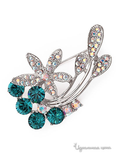 Брошь Ice & High, цвет серебряный