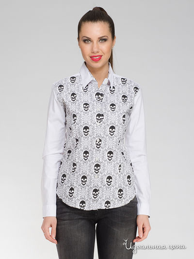 Рубашка Philipp Plein, цвет черный, белый