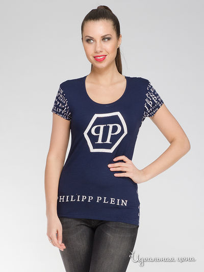 Футболка Philipp Plein, цвет синий