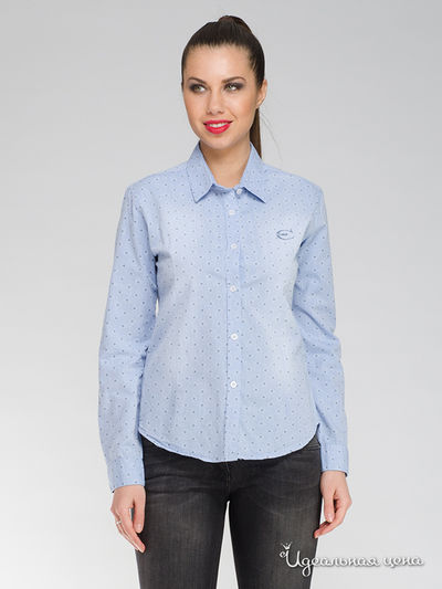 Рубашка Just Cavalli, цвет голубой