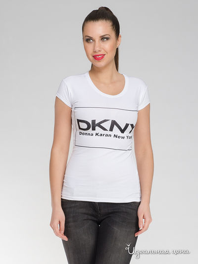 Футболка DKNY, цвет белый