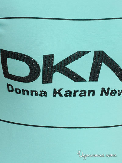 Футболка DKNY, цвет бирюзовый