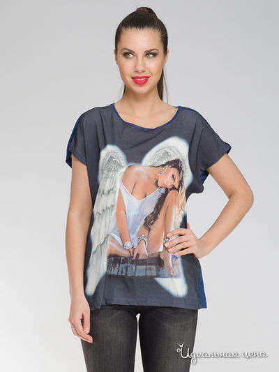 Футболка Beauty, цвет темно-синий