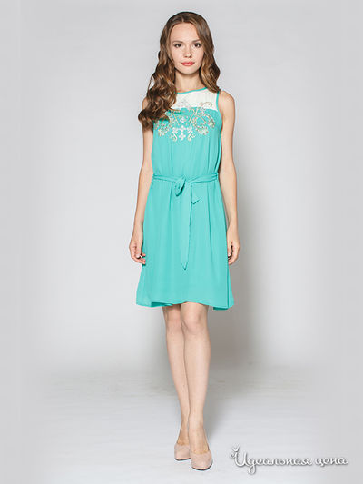 Платье Ya Los Angeles, цвет зеленый