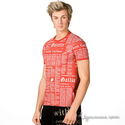 Майка Galliano, цвет цвет оранжевый