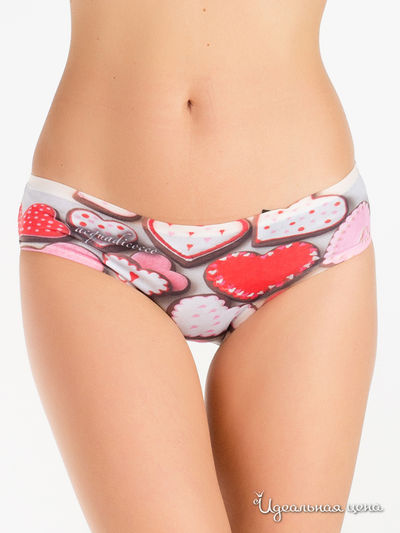 Трусы, 3 шт Acquadicocco, цвет коричневый, розовый, серый