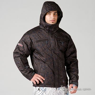 Пуховик Virus, цвет цвет коричневый