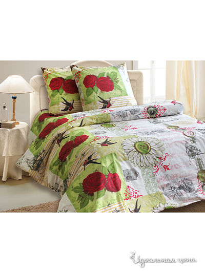 Комплект постельного белья двуспальный, 50*70 см Блакiт, цвет мультиколор