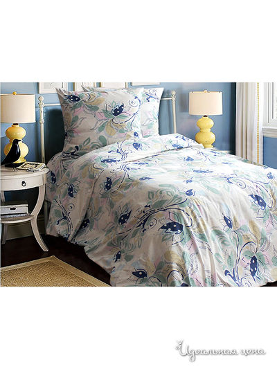 Комплект постельного белья двуспальный, 50*70 см Блакiт, цвет мультиколор