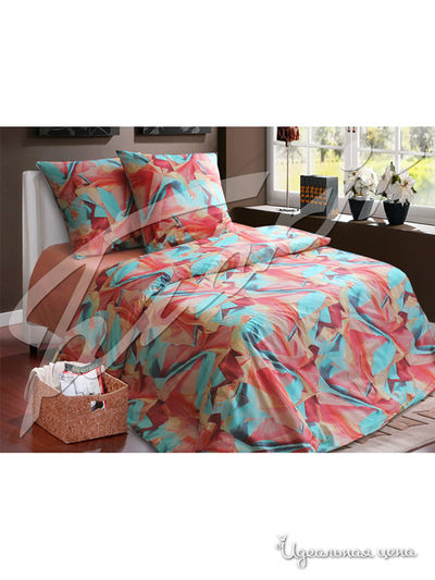 Комплект постельного белья семейный, наволочка 50х70 см Блакiт, цвет мультиколор