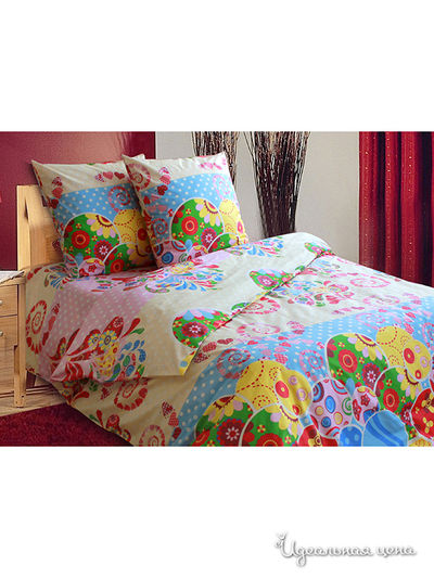 Комплект постельного белья двуспальный, 70*70 см Блакiт, цвет мультиколор