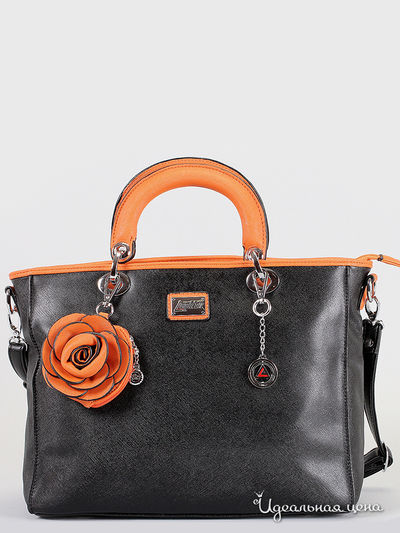 Cумка Leighton, цвет черный, оранжевый