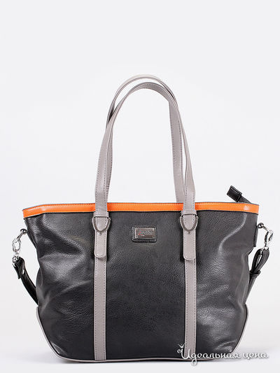 Cумка Leighton, цвет черный, серый, оранжевый